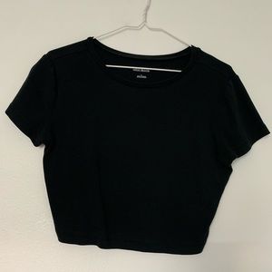 Wild Fable Black Crop Top